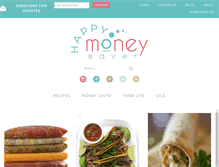 Tablet Screenshot of happymoneysaver.com
